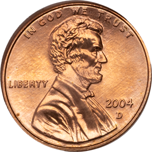 2004-D Lincoln Head Cent Main Image