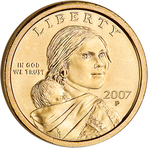 2007-P Sacagawea Dollar Main Image