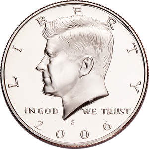 2006-S Clad Kennedy Half Dollar Main Image