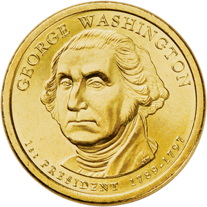 2007-D George Washington Presidential Dollar Main Image