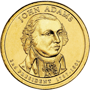2007-P John Adams Presidential Dollar | Littleton Coin Company