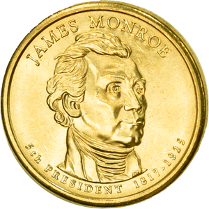 2008-D James Monroe Presidential Dollar Main Image