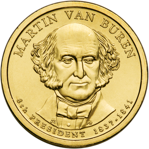 2008-P Martin Van Buren Presidential Dollar Main Image