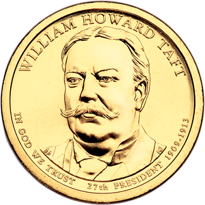 2013-P William Howard Taft Presidential Dollar Main Image