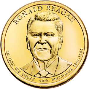 2016-D Ronald Reagan Presidential Dollar Main Image
