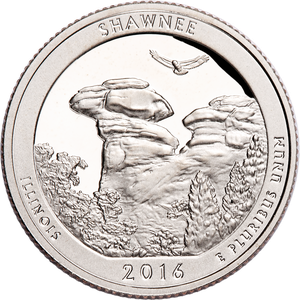 2016-S 90% Silver Shawnee National Forest Quarter Main Image