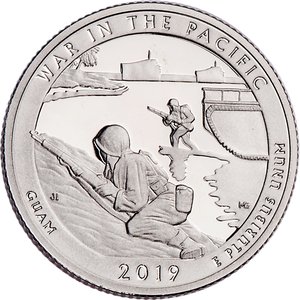 2019-S War in the Pacific National Historical Park Quarter Main Image