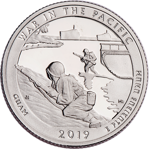 2019-S 99.9% Silver War in the Pacific National Historical Park Quarter Main Image