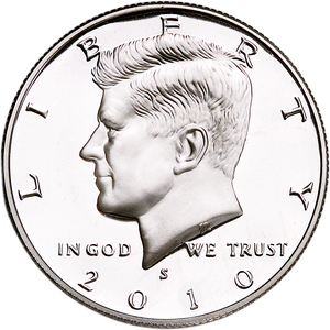 2010-S 90% Silver Kennedy Half Dollar Main Image