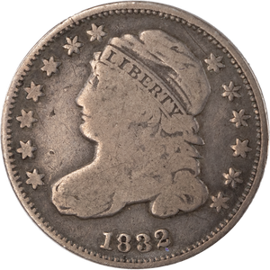 1832 Capped Bust Dime Main Image