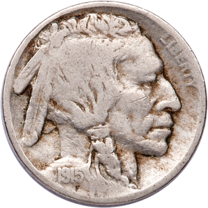 Five Cent Piece - Buffalo - 1915 CIRC Main Image