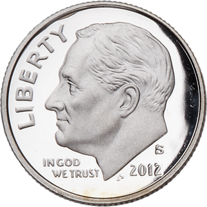 2012-S Roosevelt Silver Dime Main Image