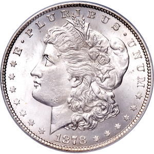 1878 7/8 Tail Feathers Morgan Silver Dollar | Littleton Coin Company