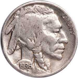 Five Cent Piece - Buffalo - 1936-S CIRC Main Image