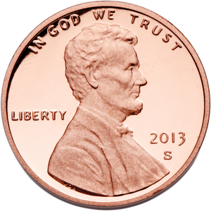 2013-S Lincoln Head Cent Main Image