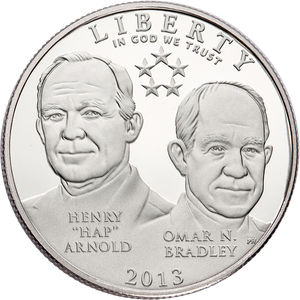 2013-S 5-Star Generals Clad Commemorative Half Dollar Main Image