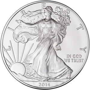 2014 $1 Silver American Eagle Main Image