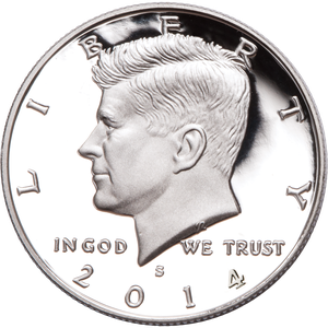 2014-S Clad Kennedy Half Dollar Main Image