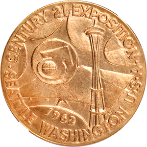 1962 Seattle World's Fair Bronze Medal Main Image