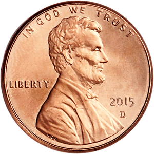2015-D Lincoln Head Cent Main Image