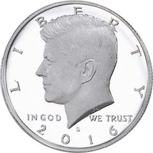 2016-S 90% Silver Kennedy Half Dollar Main Image