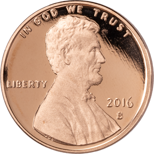 2016-S Lincoln Head Cent Main Image