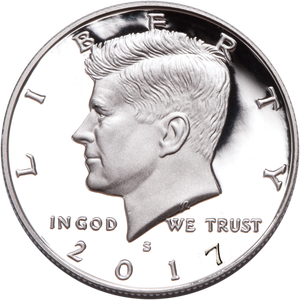 2017-S Clad Kennedy Half Dollar Main Image