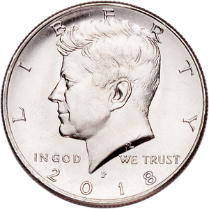 2018-P Kennedy Half Dollar Main Image