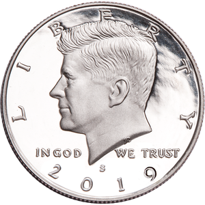2019-S 99.9% Silver Kennedy Half Dollar Main Image