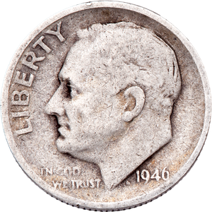 1946-S Roosevelt Silver Dime CIRC Main Image