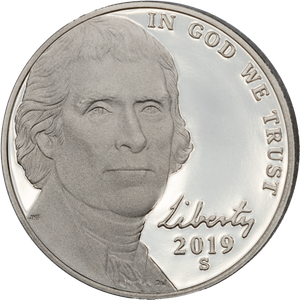 2019-S Jefferson Nickel Main Image