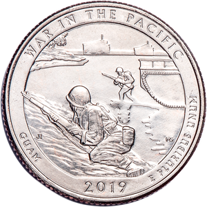 2019-S Unc. War in the Pacific National Historical Park Quarter Main Image