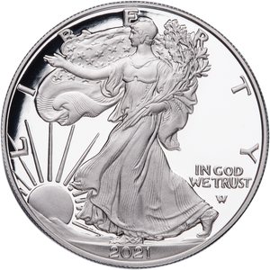 2021-W Type 2 Reverse Silver American Eagle Main Image