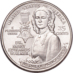 2024-P Dr. Mary Edwards Walker U.S. Women Quarter Main Image