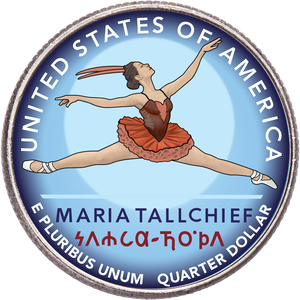 2023 Colorized Maria Tallchief U.S. Women Quarter Main Image