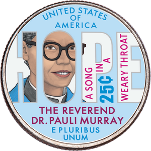 2024 Colorized Rev. Dr. Pauli Murray U.S. Women Quarter Main Image