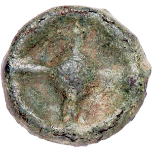 5th-4th B.C. Thrace Istros Bronze Wheel Money Main Image
