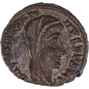 A.D. 307-337 Constantine I Bronze Reduced Follis, Veiled Main Image