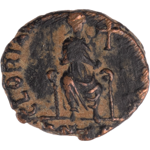 Ancient Bronze and Copper - Roman Imperial Bronze - AD379-388 F Main Image