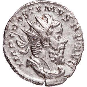 A.D. 259-268 Postumus Silver Antoninianus, Very Fine/Extra Fine Main Image