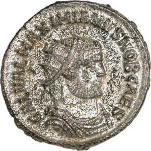 A.D. 293-311 Galerius Bronze-Silvered Antoninianus Main Image
