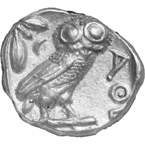 440-404 B.C. Athenian Owl Silver Tetradrachm Main Image