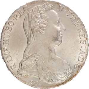 1780 Maria Theresa Silver Thaler, Restrike Main Image