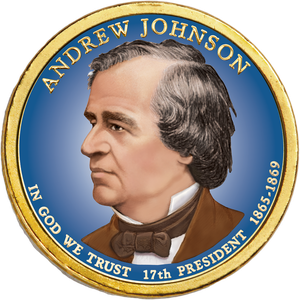 2011 Colorized Andrew Johnson Presidential Dollar Main Image