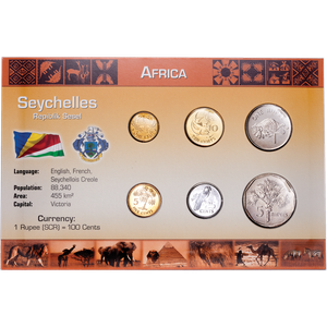 Seychelles Coin Set in Custom Holder Main Image