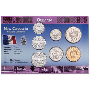 New Caledonia Coins in Custom Holder Main Image