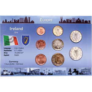 Ireland Coin Set in Custom Holder Main Image