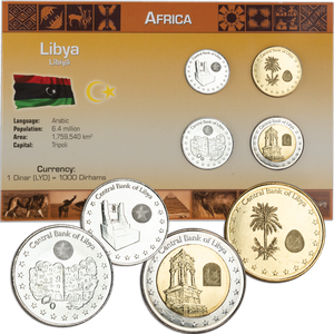 Libya Coin Set in Custom Holder Main Image