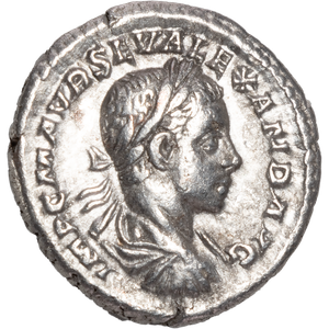A.D. 222-235 Severus Alexander Silver Denarius Main Image