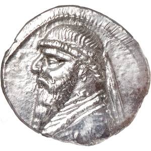 121-91 B.C. Mithradates II Silver Drachm Main Image